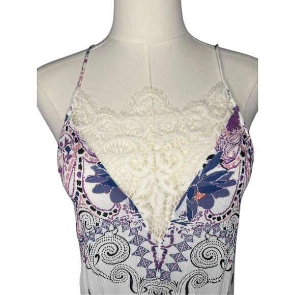 Free People Intimately Women’s Small Who’s Sorry Now Slip Dress Ivory Lace - Picture 4 of 10